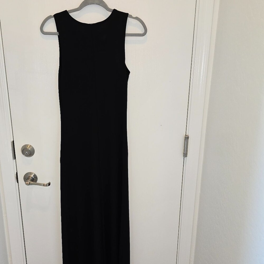 Vintage Casual Corner Annex Women's Black Sleeveless Maxi Dress Size S